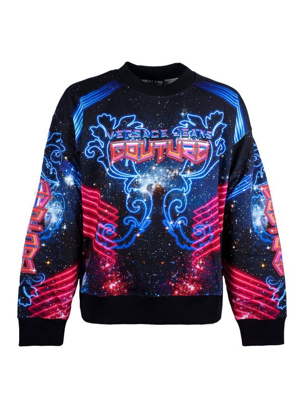Versace Jeans Couture: Sudaderas y suéteres - Sudadera - Galaxy Couture