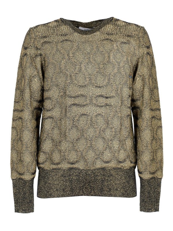 VIVIENNE WESTWOOD: maglia collo rotondo - Maglioni scarabocchi