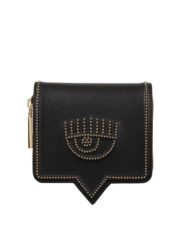 CHIARA FERRAGNI: 財布＆ポーチ - 財布 - 黒