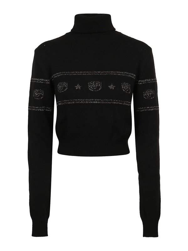 CHIARA FERRAGNI: Turtlenecks & Polo necks - Wool blend sweater