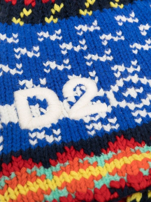 DSQUARED2: ニットキャップ online - ビーニー帽 - 赤