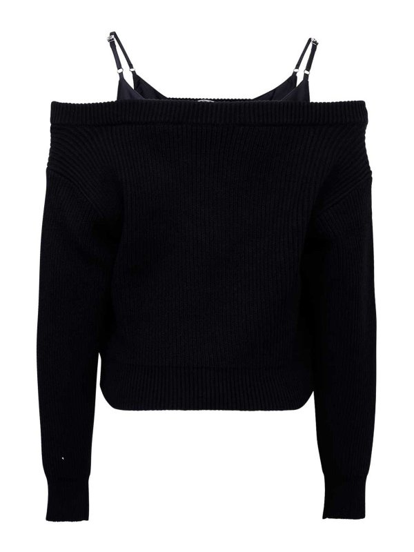 ALEXANDER WANG: v necks online - V-neck cropped pullover