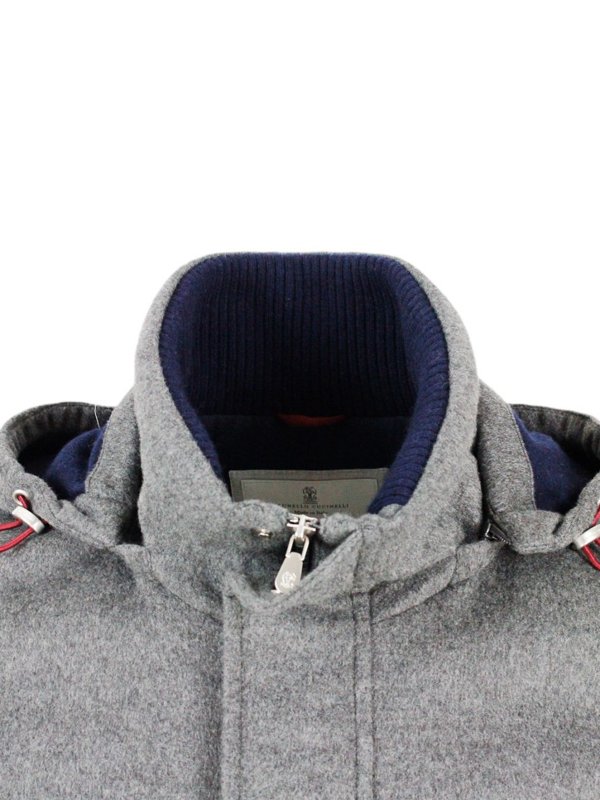 Daunenjacke - Grau shop online: BRUNELLO CUCINELLI