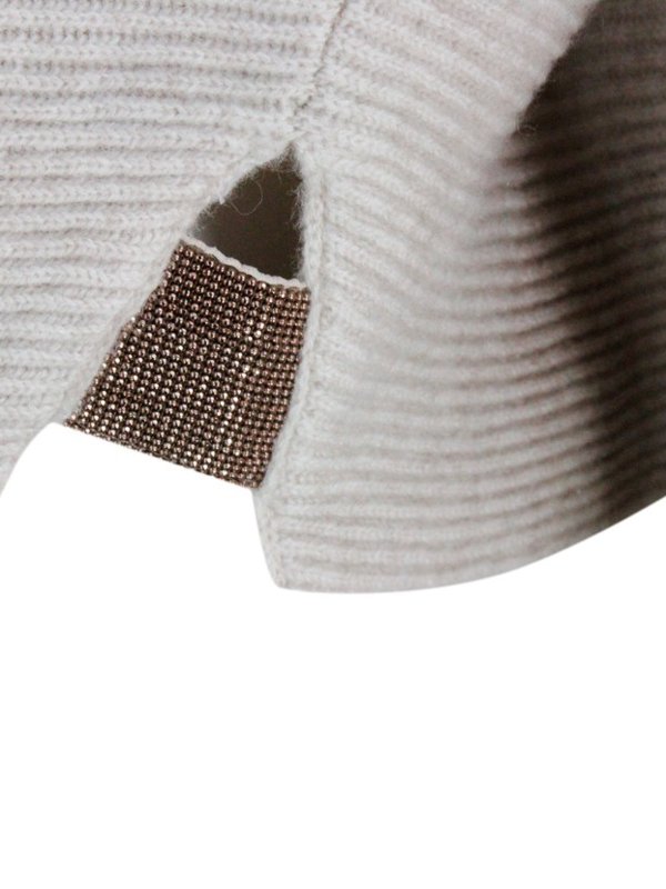 Wool blend creweneck shop online: BRUNELLO CUCINELLI