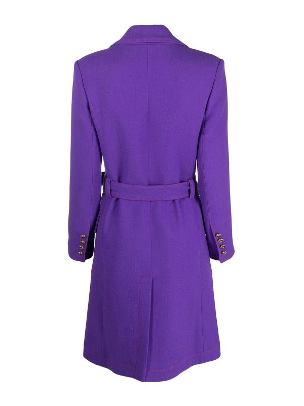 CORMIO: trench coats online - Belted double-breasted coat
