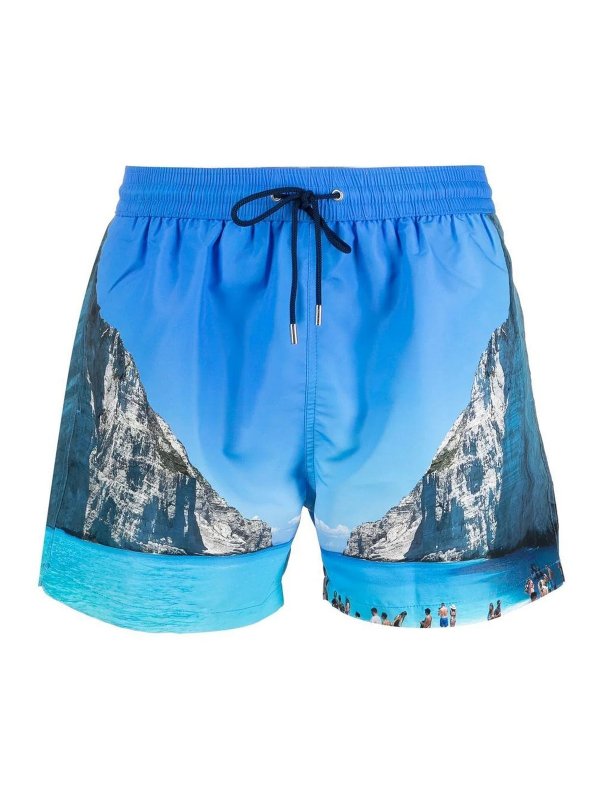 PAUL SMITH: 水着 - スイムショーツ/スイムトランクス - マルチカラー