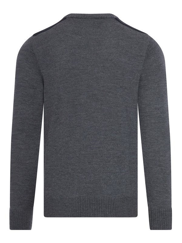 PAUL & SHARK: Suéteres con cuello pico online - Suéter Cuello Redondo - Gris