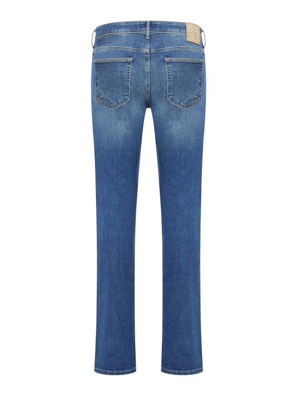 INCOTEX: jeans dritti, a sigaretta online - Jeans slavati con portachiavi