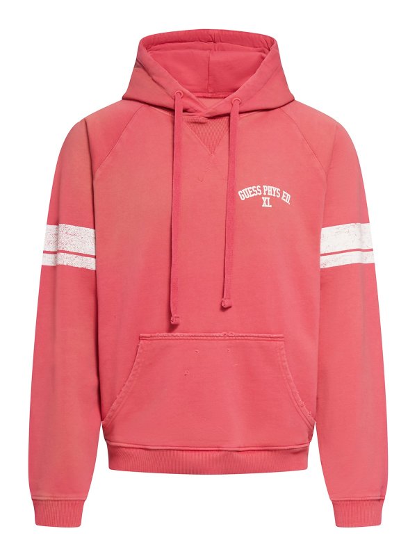 GUESS: Sweatshirts und Pullover - Sweatshirt - Hellrot