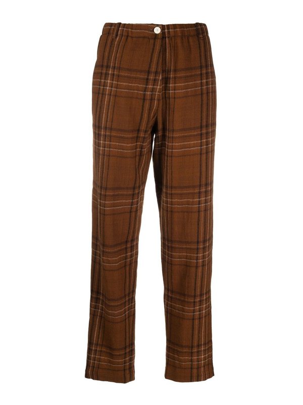 ALYSI: casual trousers - Wool trousers