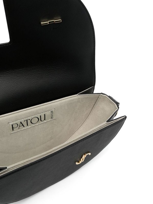Le Patou leather shoulder bag shop online: PATOU