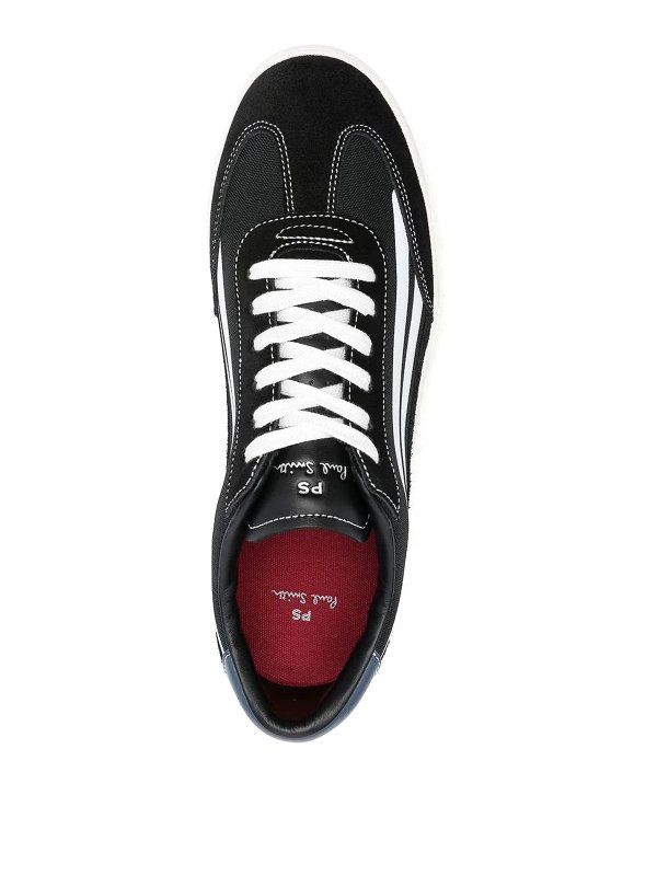 Side-stripe lace-up sneakers shop online: PAUL SMITH