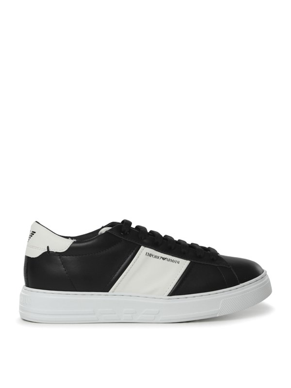 EMPORIO ARMANI: スニーカー - スニーカー - 黒