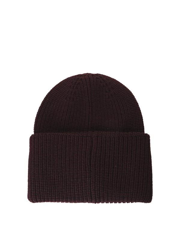DONDUP: beanies online - Maxi logo knitted beanie