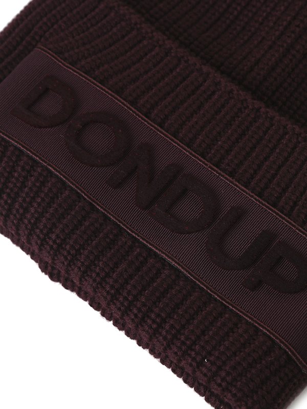 iKRIX DONDUP: beanies - Maxi logo knitted beanie
