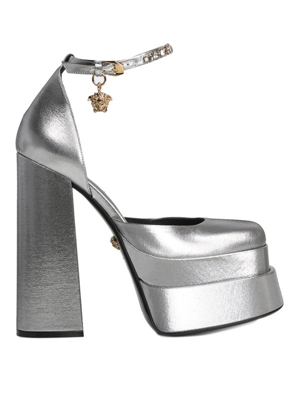VERSACE: Pumps - Pumps - Silber