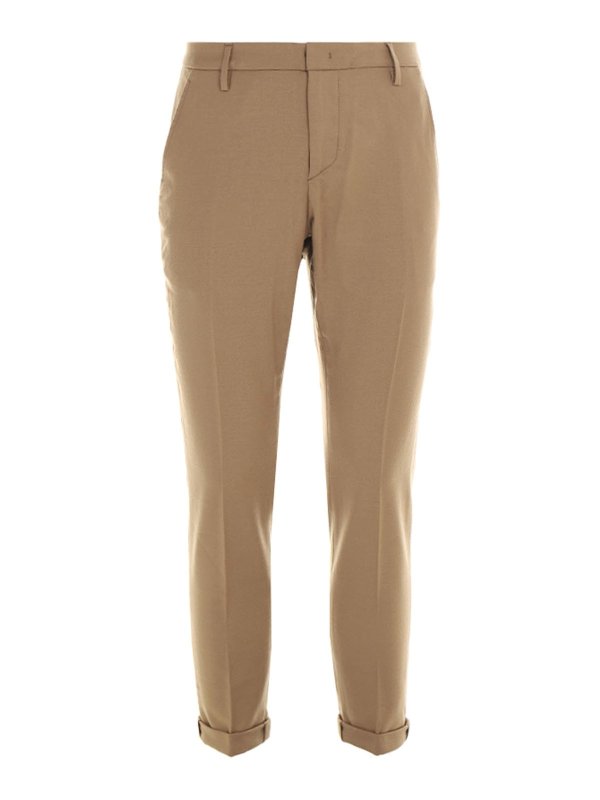 DONDUP: カジュアルトラウザー - カジュアルパンツ - ライトブラウン