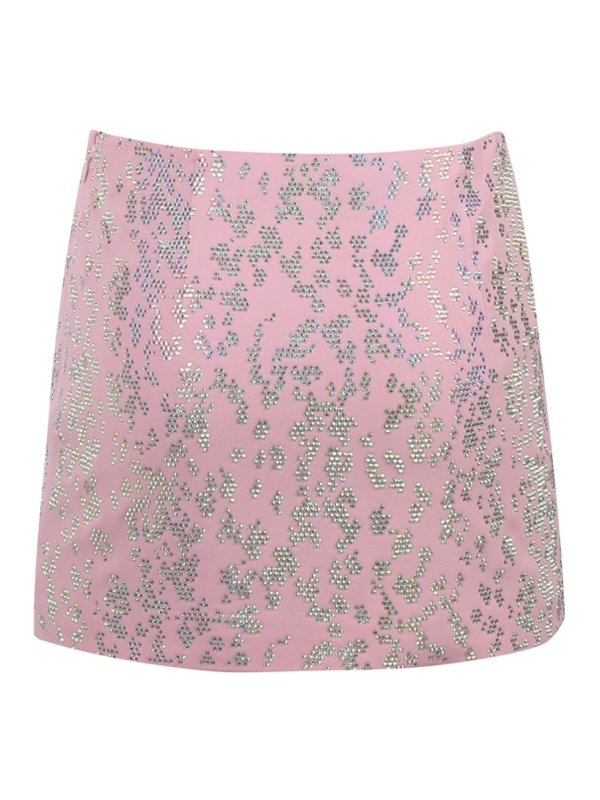 BLUMARINE: minigonne online - Gonna in misto viscosa