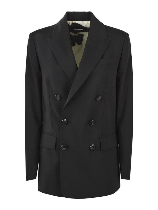 DSQUARED2: giacche blazer - Blazer doppiopetto