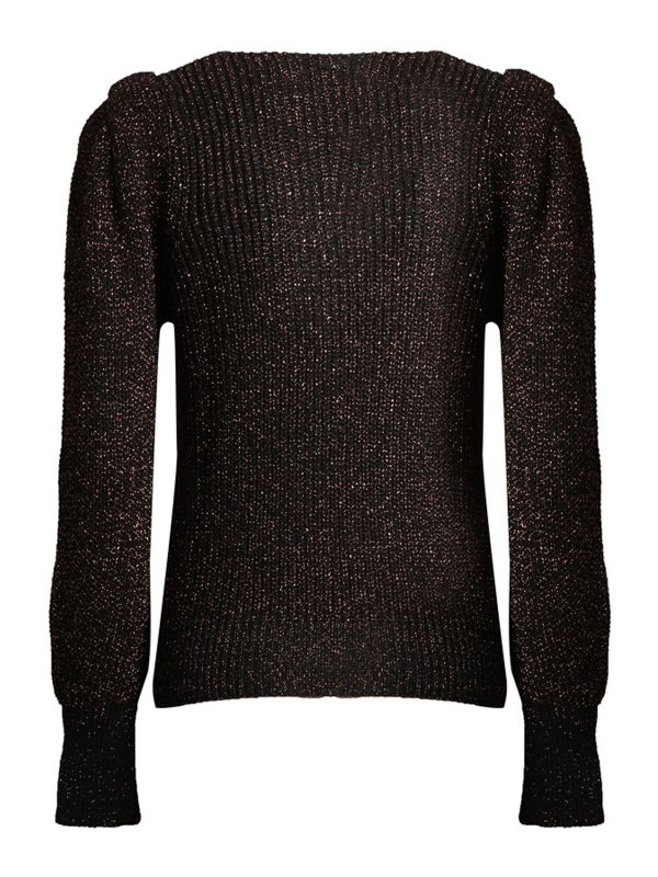 Liu Jo: U-Boot-Ausschnitt online - U-Boot-Pullover - Schwarz