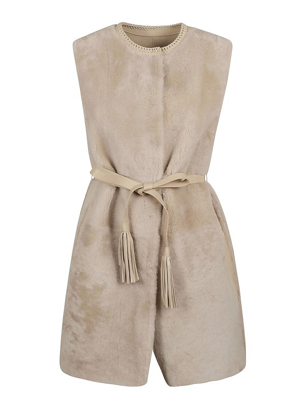 DESA 1972: Pellicce e montoni - Gilet reversibile in montone