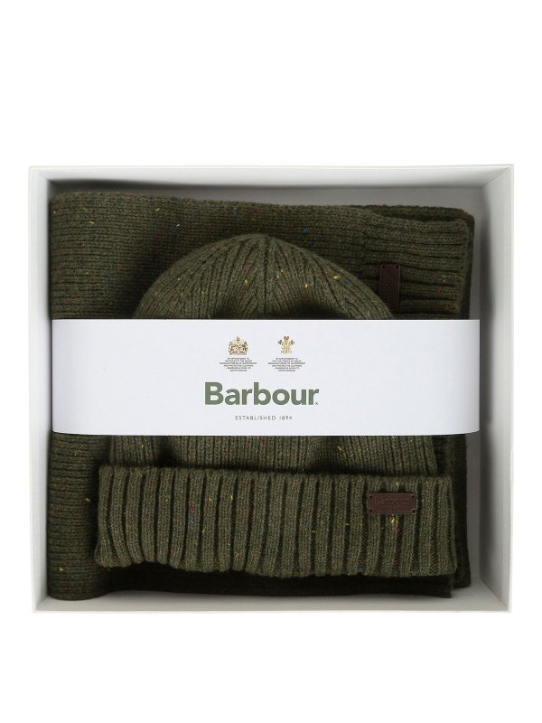 BARBOUR: sciarpe e foulard online - Set berretto e sciarpa Carlton