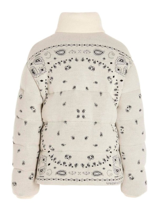 ALANUI: padded jackets online - Bandana puffer jacket