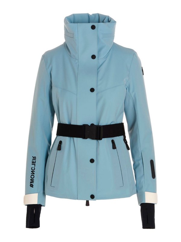 MONCLER GRENOBLE: Kurze Daunenjacken - Daunenjacke - Hellblau