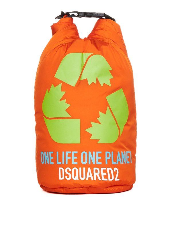 DSQUARED2: backpacks - Printed backpack