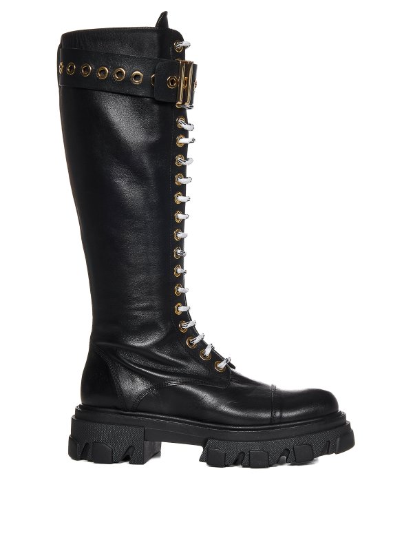 Amen: ブーツ - ブーツ - 黒