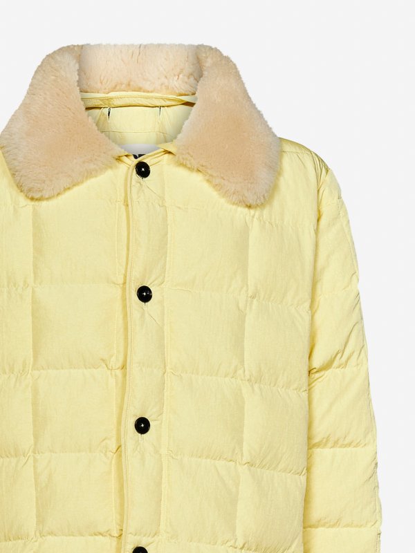 iKRIX JIL SANDER: Kurze Daunenjacken - Daunenjacke - Gelb