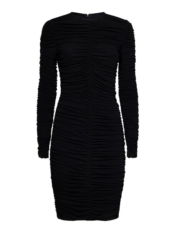 DSQUARED2: knee length dresses - Draped dress