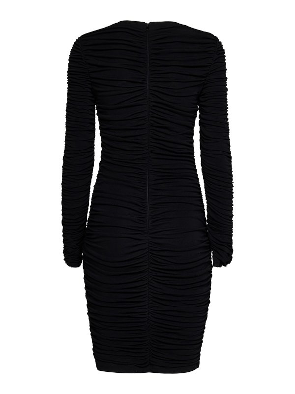 DSQUARED2: knee length dresses online - Draped dress