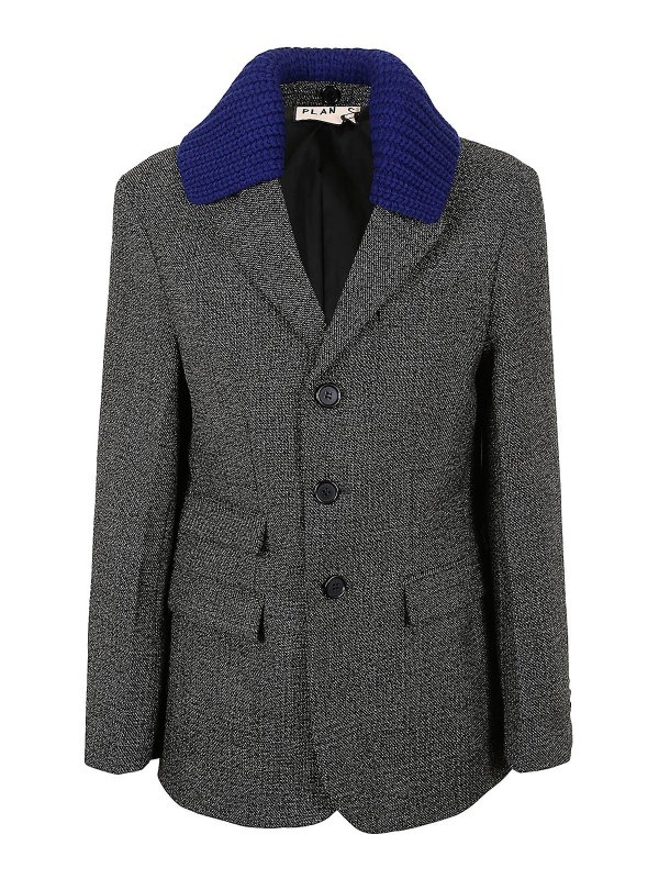 PLAN C: Blazer - Blazer - Grau