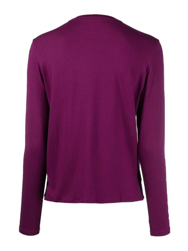 Majestic Filatures: t-shirts online - Viscose long-sleeved Tee