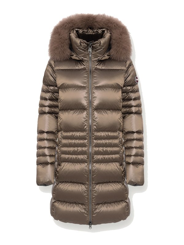 Colmar Originals: Lange Daunenmäntel - Daunenmantel - Braun