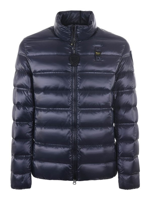 BLAUER: padded jackets - Quilted nylon puffer jacket