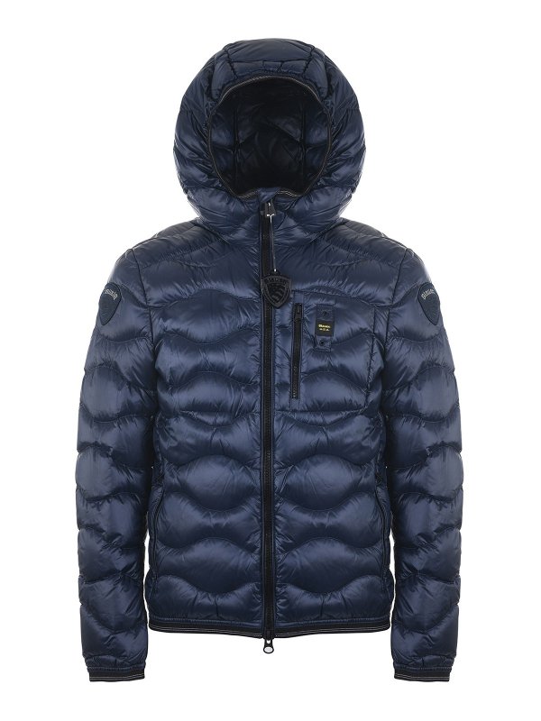 Quilted nylon puffer jacket shop online: BLAUER