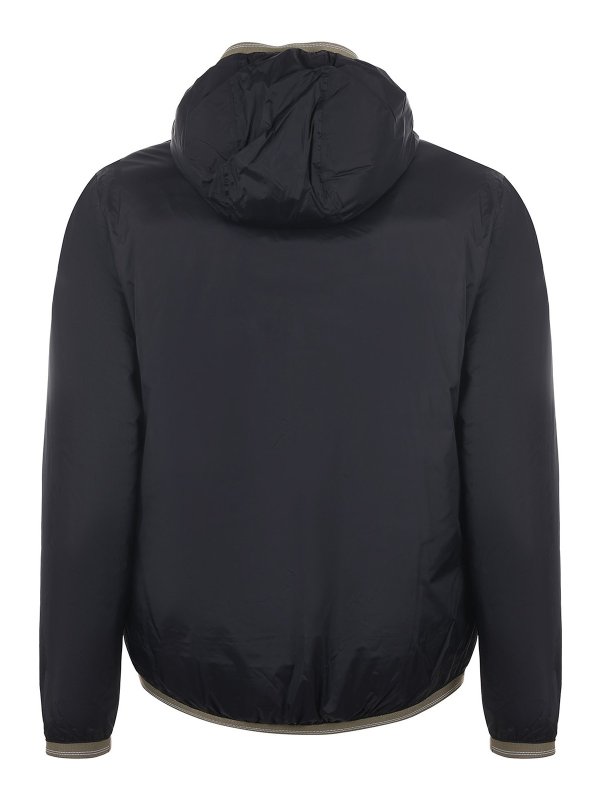 BLAUER: padded jackets online - Reversible nylon puffer jacket