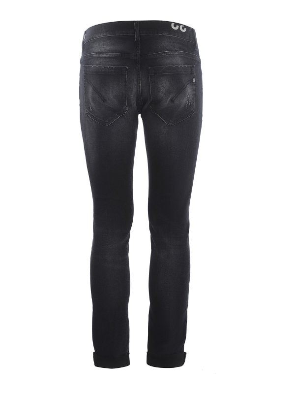 DONDUP: straight leg jeans online - Stretch denim jeans