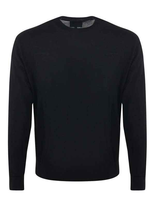EMPORIO ARMANI: クルーネック online - クルーネック - 黒