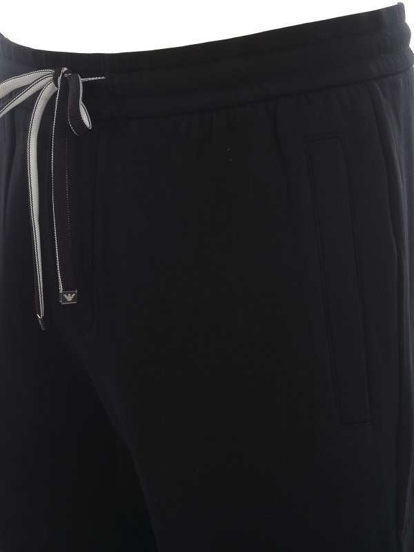 iKRIX EMPORIO ARMANI: tracksuit bottoms - Cotton blend sweatpants