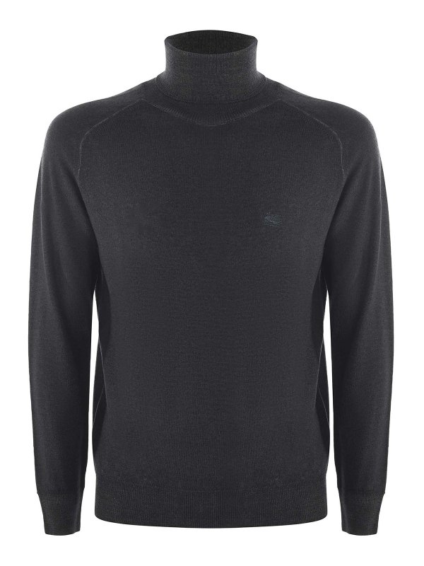 ETRO: maglia a collo alto e polo - Dolcevita in lana vergine