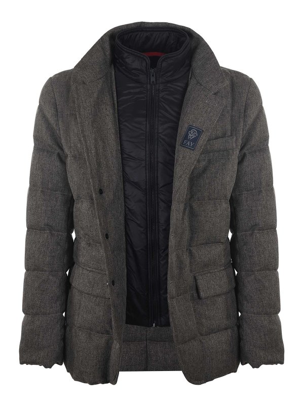 Nylon puffer jacket shop online: FAY