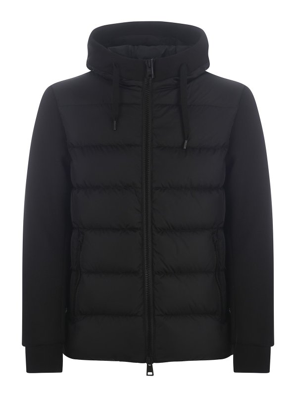 HERNO: ダウン・ハイテクジャケット - ダウンジャケット - 黒