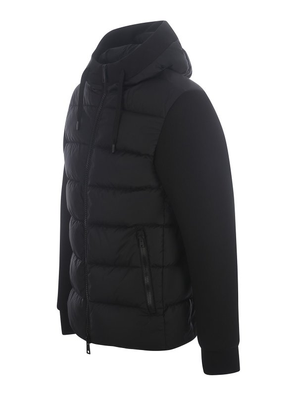 iKRIX HERNO: ダウン・ハイテクジャケット - ダウンジャケット - 黒