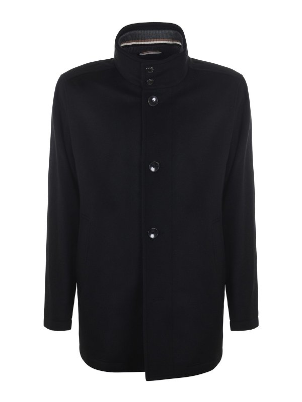 Hugo Boss: ショートコート - ショートコート - 黒