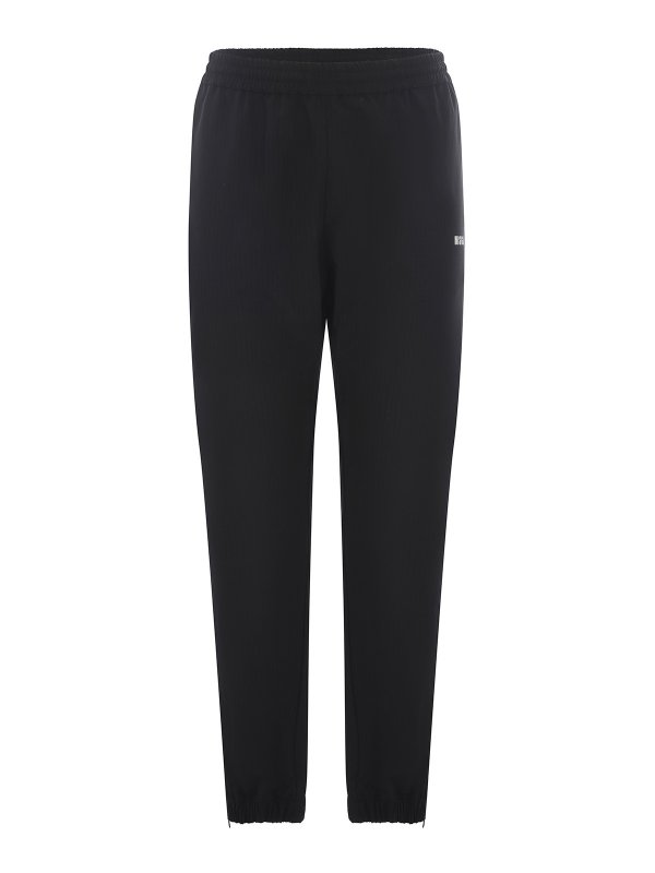 m.s.g.m.: tracksuit bottoms - Nylon sweatpants