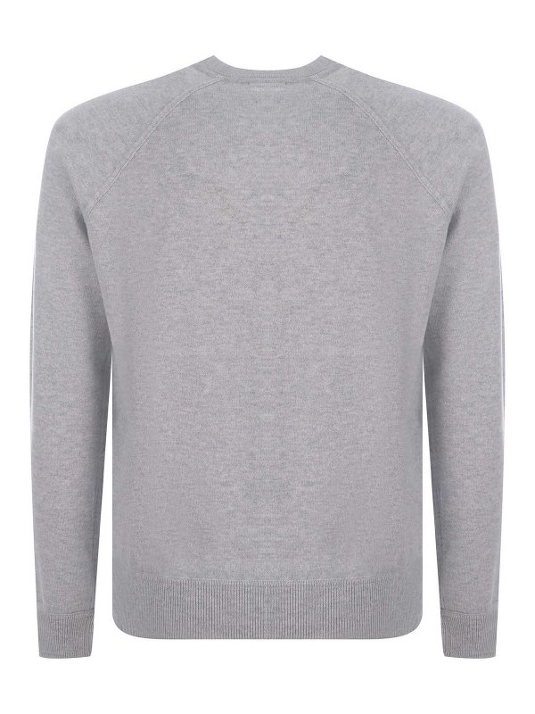 MALO: クルーネック online - クルーネック - ライトグレー