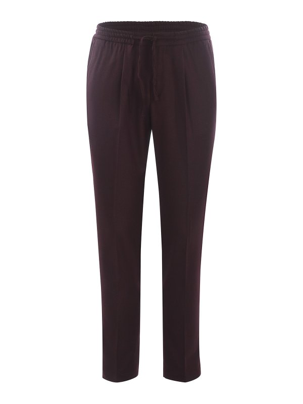 MANUEL RITZ : Casual Hosen - Casual Hose - Bordeaux
